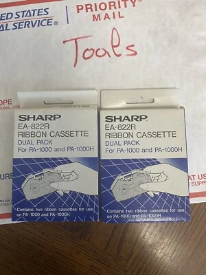 2 Sharp EA-822R Ribbon Cassette Dual Pack NEW! - Image 1 of 4
