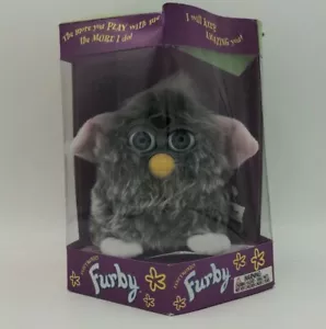 1998 Tiger Electronics Original Gray Furby Model 70-800 New in Box Vintage - Picture 1 of 8