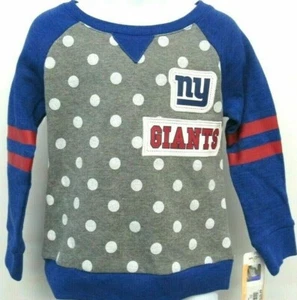 NFL New York Giants Girls Sweatshirt Size 5/6 - Picture 1 of 2