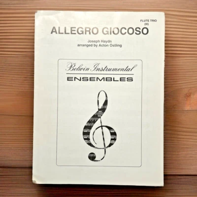 Allegro Giocoso ~ Flute Trio ~ Joseph Haydn ~ arr. Acton Ostling - Image 1 of 2