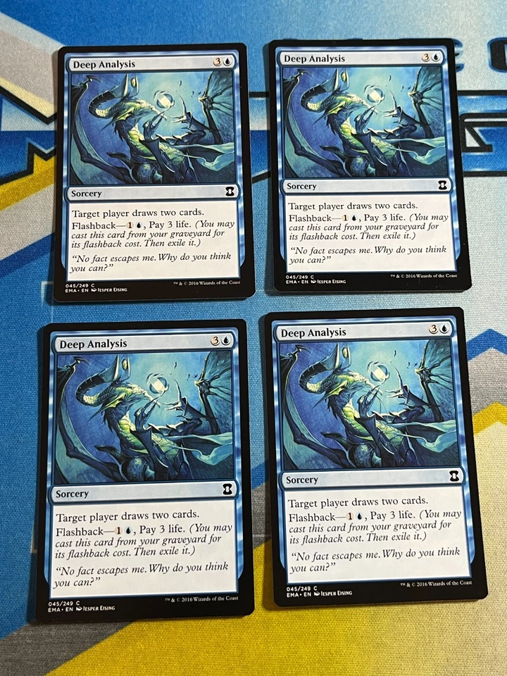 Magic the Gathering MTG Eternal Masters DEEP ANALYSIS x4 - Image 1 of 1