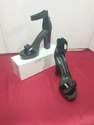 Madden Girl Women's SZ 6.5M Siren Zip Up Comfort High Heels Black  - Image 1 of 4