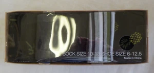 Steve Madden 5 Stück Crew-Socken Größe 10-13 Schuhgröße 6-12,5 neu im Karton einfarbig gestreift tropisch - Bild 1 von 10