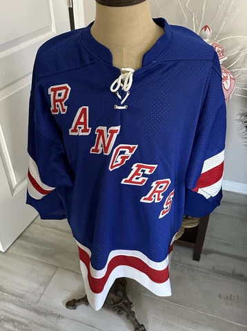 Vintage Starter Wayne Gretzky New York Rangers Authentic Hockey Jersey Mens 52 Cover