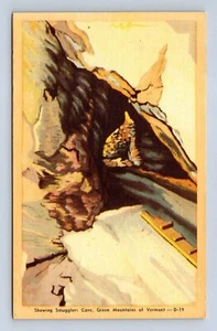 Smugglers Cave Green Mountains of Vermont Postcard Unposted - Picture 1 of 2