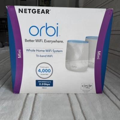 NETGEAR Orbi AC2200 Whole Home WiFi system Covers 4000 SF New NIB - Image 1 of 4