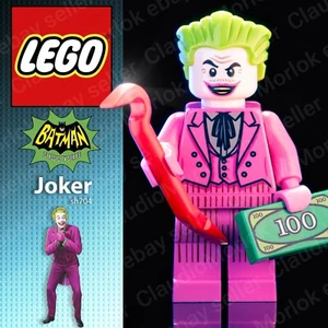 ⭐ LEGO The Joker Classic TV Series minifigure sh704 DC sh0704 Adam West 76188 - Imagen 1 de 7