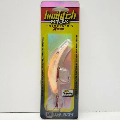 Luhr Jensen Kwikfish K13X X-Treme Rattle Orange Peel 5418-13X-1325 - Image 1 of 3