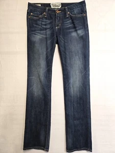 Y2K Big Star Liv Damen 27R Jeans Blau Denim Low Rise Straight Leg Distress Vintage - Bild 1 von 2