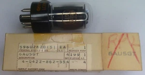 6AU5GT NOS vacuum tube Hewlett Packard 10 watt beam-power - Picture 1 of 1