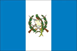 Flagge 3 x 5 Fuß (90 x 150 cm) Guatemala Polyester drinnen/draußen mit zwei Ösen - Bild 1 von 1