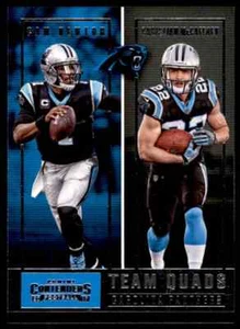 Panini Contenders Team Quads Newton McCaffrey 2017 radiocontrol Kuechly Panthers #tq-9 - Imagen 1 de 2