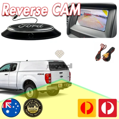Blacked out Reverse Camera Housing & Emblem For Ford Ranger FX4 PX 2016 - 2026 - Image 1 of 4