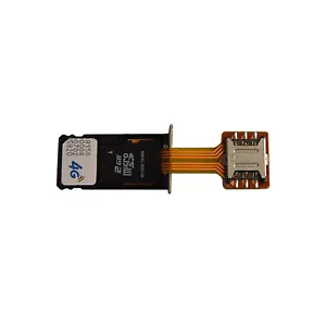 Double Dual SIM Card Micro SD Adapter for Android Phone Extender Nano to NAMO G - Picture 1 of 8