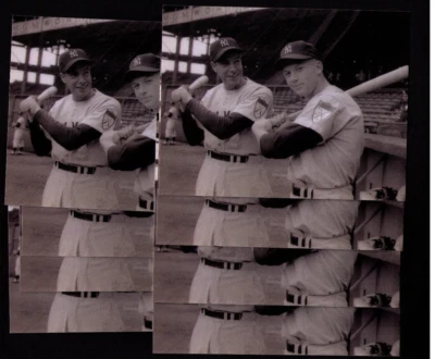 Juego de 8 postales 1951 Mickey Mantle Joe DiMaggio COUNT New York Yankees HoF Foto 1 de 3