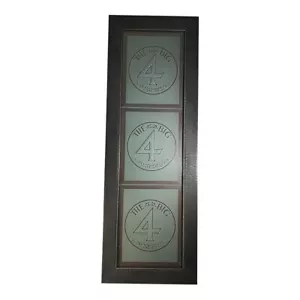 Architectural Remnant, Framed Glass Panel, Huntington Hotel Big 4 Restaurant SF - Picture 1 of 11