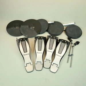 Large lot of Roland Pads, Cymbals, Roland FD-8 HH Pedal for DIY Parts & Repair - Picture 1 of 17