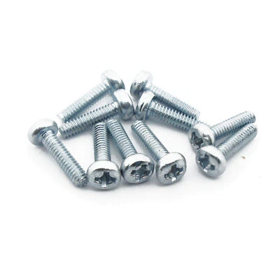 THE RUSTY BOLT SHOP M2 x 8mm, Phillips Pan Head Screws, 4.8 Steel, Zinc Plated