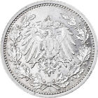 [#846497] Coin, GERMANY - EMPIRE, 1/2 Mark, 1905, Berlin, MS(60-62), Silver, KM: