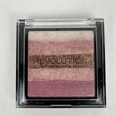 Revolution Eyeshadow Blush Vivid Shimmer Brick Pink Kiss 0.24 Oz Item 20174 - Image 1 of 4