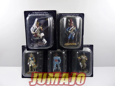 NAP34 LOT de 5 SOLDATS Napoléon Hobby & Work : Régiment provisoire, Officier d'o