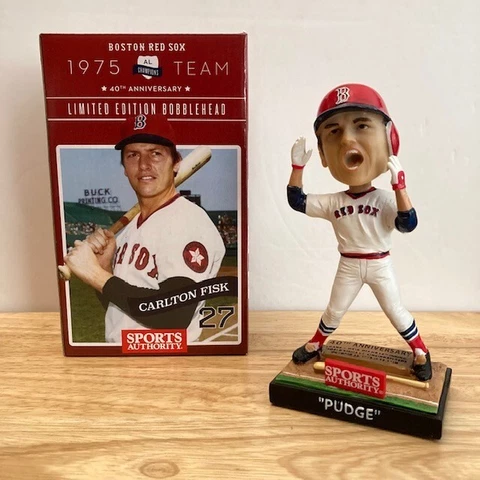CARLTON FISK "PUDGE" 1975 Boston Red Sox Bobblehead (Fenway Park SGA 5/5/2015) Cover