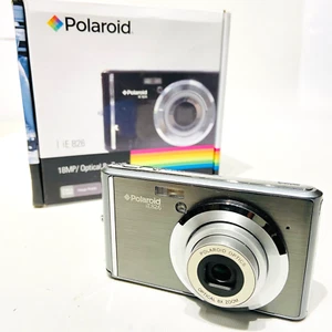 Polaroid iE 826 Ultra-Compact 18MP Digital Camera Kit, Excellent Unused + Card - Picture 1 of 13