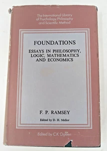 RARE Foundations: Essays philosophy, logic, mathematics, economics Ramsey/Mellor - Picture 1 of 4