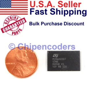 ST Micro M29W400DT55N6 4 Mbit (512Kb x8 / 256Kb x16) 3V Flash Memory TSOP-48 - Picture 1 of 12