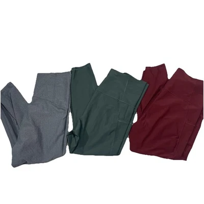 Lot of 3 Old Navy Maternity Full-Panel PowerSoft Side-Pocket Leggings XL N4 - Image 1 of 4