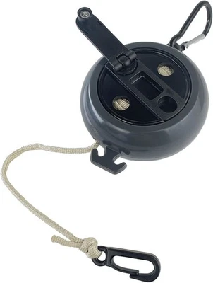 Retractable Bow and Gear Hoist Tree Stand Gear Hoist 33 ft Bow Rope Hunting Clip - Image 1 of 4
