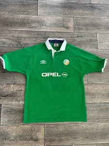 umbro opel irland trikot vintage grün herren Large - Bild 1 von 7