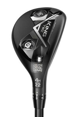 New Cobra Golf 2025 King Tec Hybrid  22* #4 Regular Flex Black/White  [MMT] - Image 1 of 4