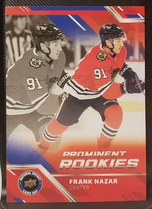 Tarjeta del Día Nacional de Hockey 2025 Frank Nazar #NHCD-3 Chicago Blackhawks - Imagen 1 de 2