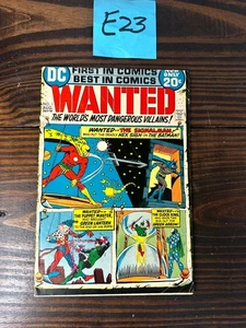 DC Wanted The World’s Most Dangerous Villains #1 Aug 1972 Comic Book Bronze Age - Bild 1 von 4