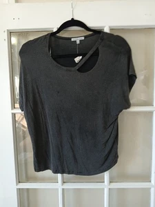 Charlotte Russe Damen Shirt Gr. XS Distressed Ausschnitt siehe Fotos* - Bild 1 von 5