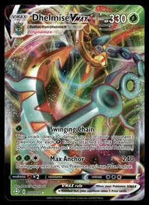 Pokemon Tcg Dhelmise VMAX #10 Pokemon Shining Fates casi nuevo - Imagen 1 de 2