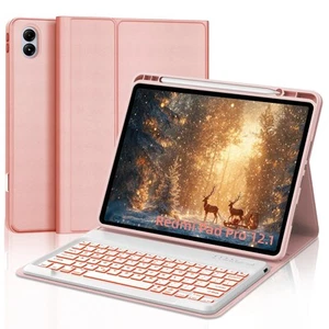 Keyboard Case for Xiaomi Redmi Pad Pro 12.1 Inch 2024/Xiaomi Poco Pad 12.1", ... - Picture 1 of 8