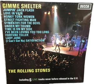 THE ROLLING STONES gimme shelter 1971 UK DECCA STEREO VINYL LP - Picture 1 of 4