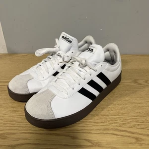 Adidas VL Court Base Damen Sneaker weiß/schwarz Größe UK 8 NEU - Bild 1 von 7