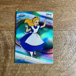 2025 Topps Chrome Disney Alice Aqua /199 WALT DISNEY WONDERLAND - Picture 1 of 2