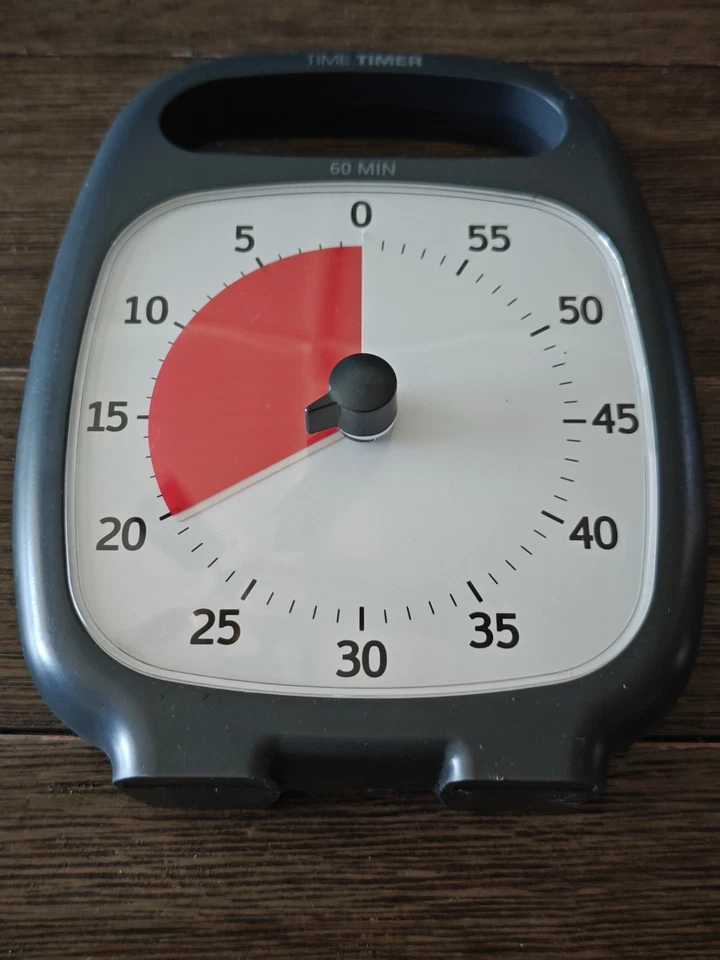 TIME TIMER PLUS 60 Minute Desk Visual Timer - Countdown Timer with Portable H... - Image 1 of 1