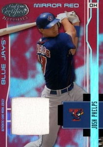 2003 (BLUE JAYS) Leaf Cert. Materials Mirror Red Mats #198 Josh Phelps0 - Picture 1 of 1