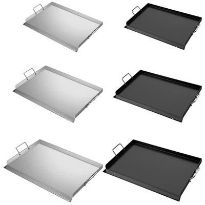 Flat Top Gridle For Gas Grill 实心平顶烧烤炉 17" 23" 37 — 第 1/2 张图片