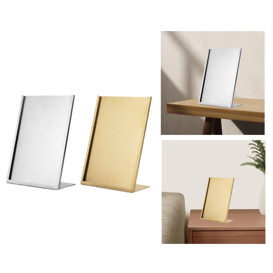 Desktop Advertisement Display Board Menu Stand Heavy-duty Stainless Steel - Image 1 of 1