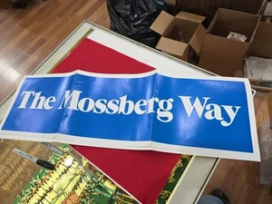 Cartel publicitario de colección The Mossberg Way Gun años 70 o 80 - Imagen 1 de 1