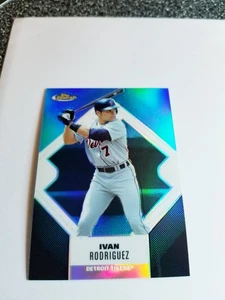 IVAN RODRIGUEZ 2006 TOPPS FINEST BLUE REFRACTOR #287/299 TIGERS RANGERS #70 - Picture 1 of 6