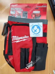 Bolsa de herramientas Milwaukee Bucket 32 bolsillos organizador garaje almacenamiento 48-22-8175 hágalo usted mismo trabajo - Imagen 1 de 3
