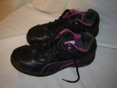 Puma ASTM F2413-11 Purple/Black Steel Toe Safety Work Shoe Size 10 - Image 1 of 4