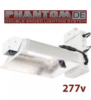 Светильник для выращивания растений Hydrofarm Phantom 1000 Вт DE двухсторонний HPS/MH 277 В с балластом PHB4020 - Изображение 1 из 3